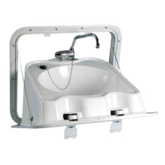 Osculati Abs Wall Foldable Sink