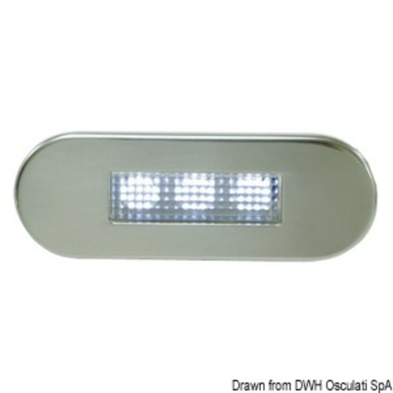 Osculati Led Courtesy Light For Recess Mounting - Frontal Orientation