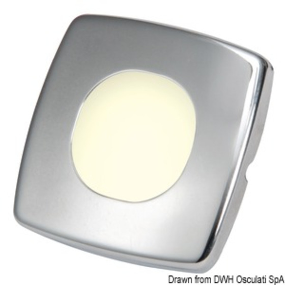 Osculati Led Courtesy Light For Recess Mounting - Frontal Orientation