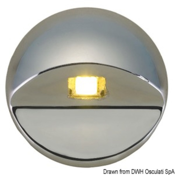 Osculati Alcor Led Courtesy Light For Recess Mounting - Downward Orientation