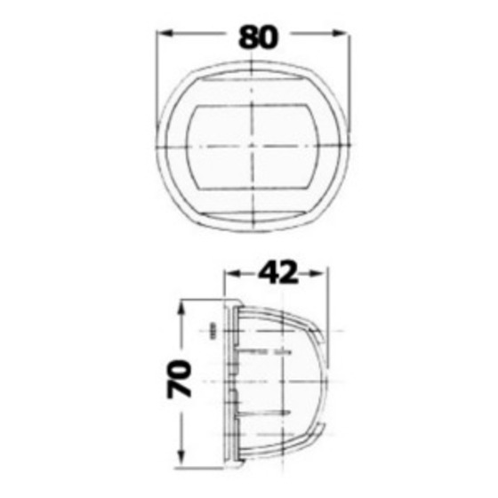 Osculati Lampadaires Compacts 12 LED