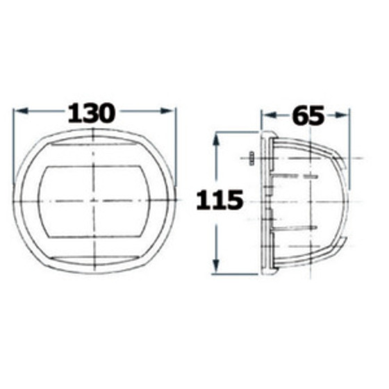 Osculati Lampadaire Maxi 20 En Aisi 316 Poli Miroir