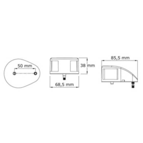 Osculati Mouse Deck Navigation Lights Up To 20 M