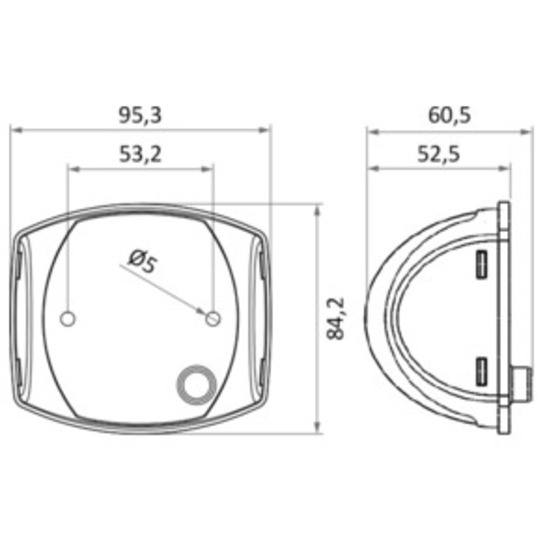 Osculati Sphera Ii LED-Straßenlaternen bis 20 m, Gehäuse aus Polycarbonat