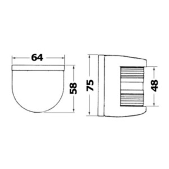 Osculati Utility 77 Navigation Lights