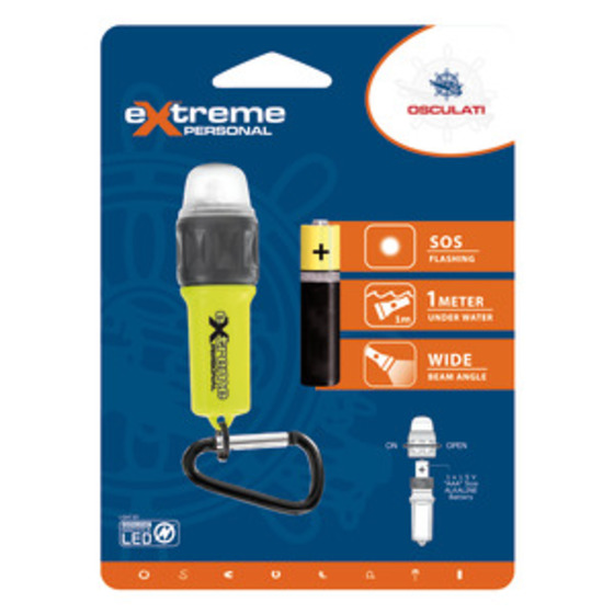 Mini Torcia A Led Extreme Personnel pour urgence Osculati