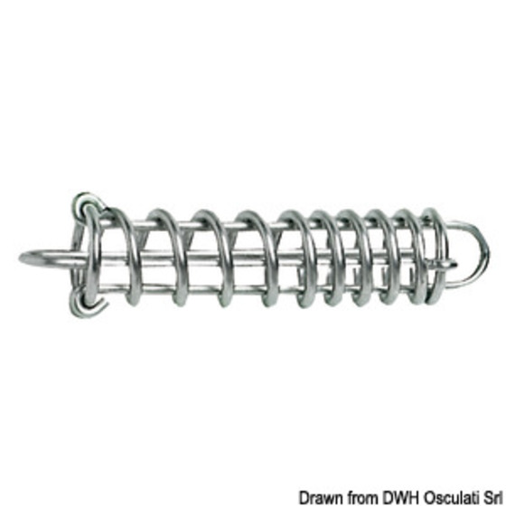 Osculati Variable Pitch Polished Steel Mooring Spring