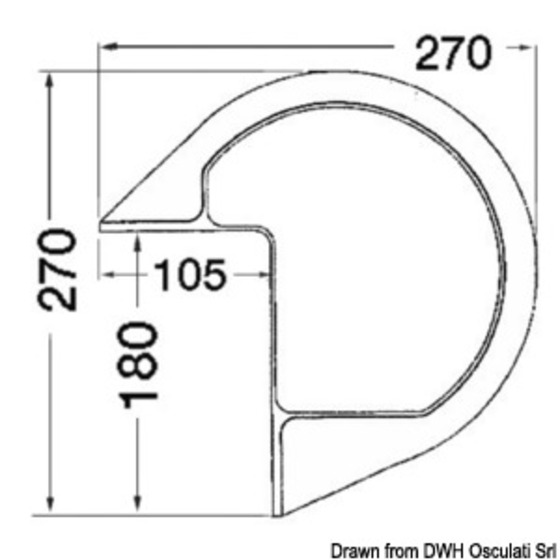 Osculati White Pvc Inflatable Marina Fenders