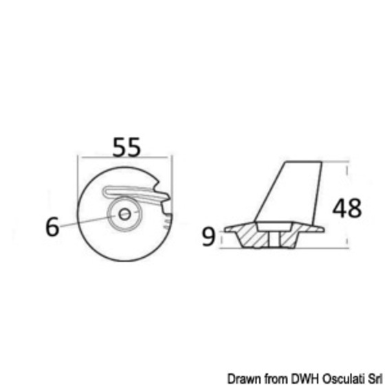 Osculati Fin Serie 140 für Tohatsu