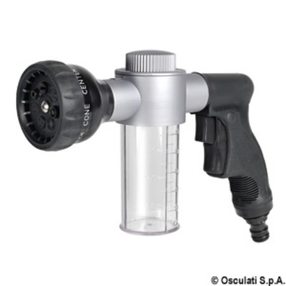 Pistolet de lavage Osculati avec 7 types de jets différents