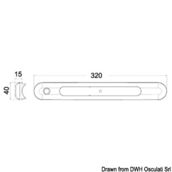 Osculati Freestanding Watertight Led Light Fixture