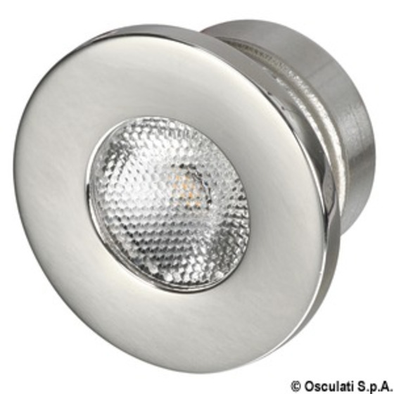 Osculati Recess Fit Led Ceiling Light - Frontal Orientation