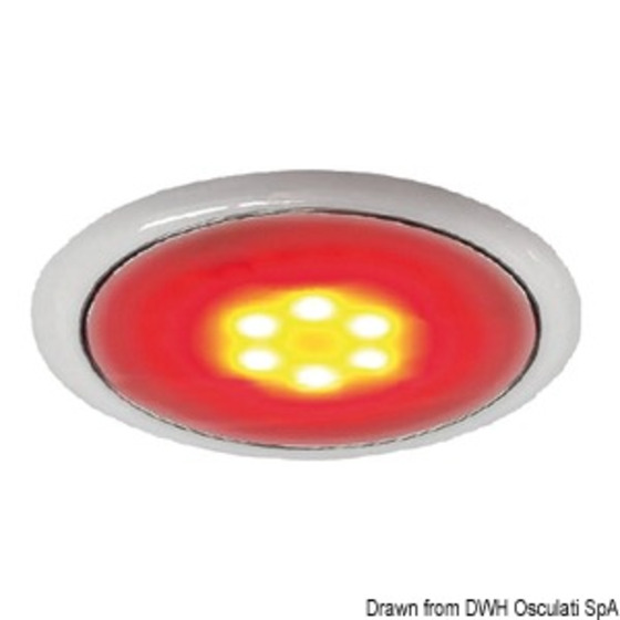 Osculati Day/night Led Ceiling Lightrecessless Version