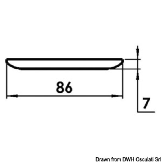 Osculati Procion (day/night) Led Ceiling Lightrecessless Version