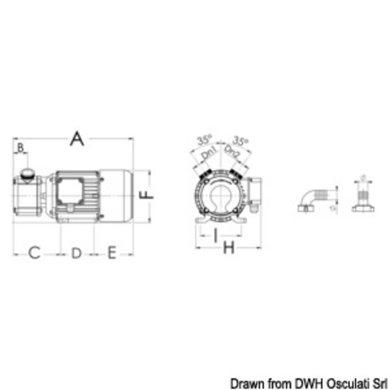 Osculati Professional Bronze Self-priming Bilge Pump