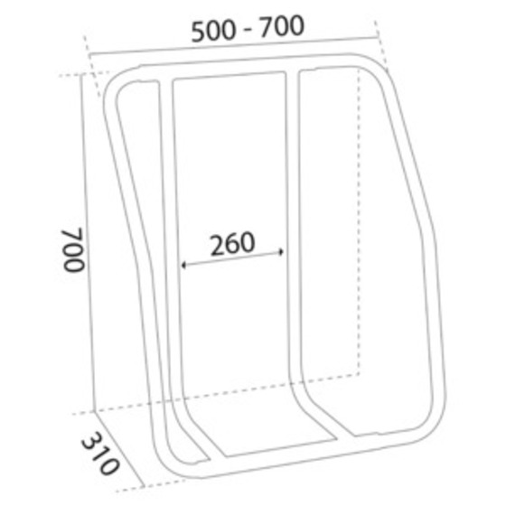 Osculati Universal Liferaft Holder For Fast Launching