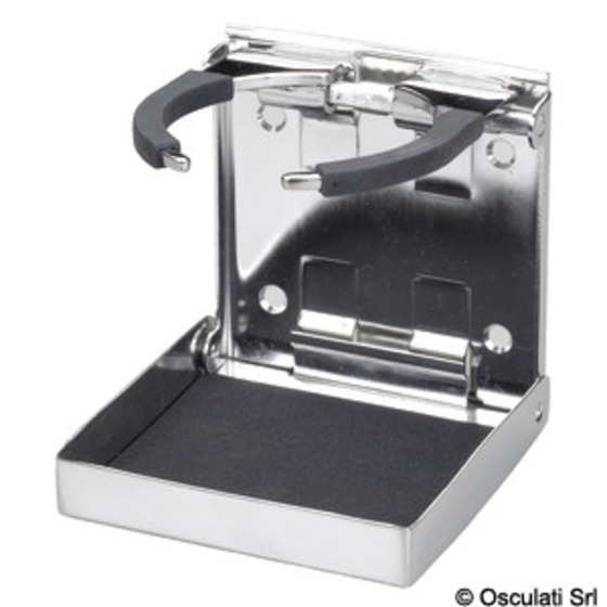 Osculati Adjustable And Folding Glass And Can Holder