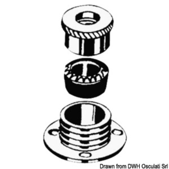 Osculati Fairlead Gland To Be Fitted Under The Deck