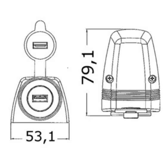 Osculati Lighter And/or Usb Socket