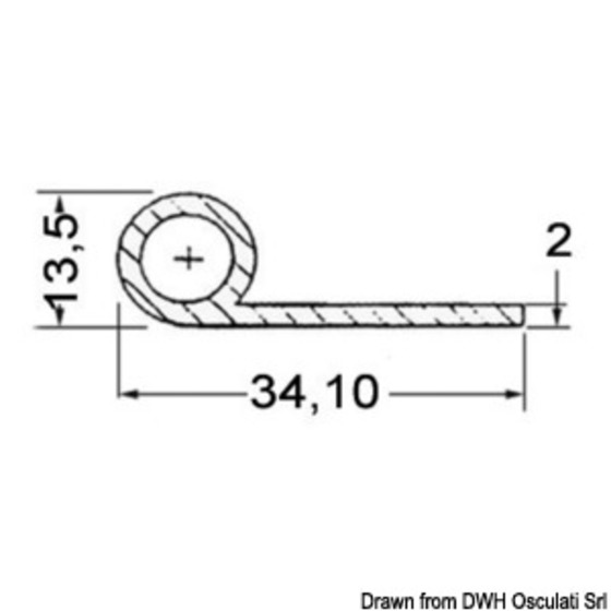 Osculati Profilo Di Finitura In Epdm