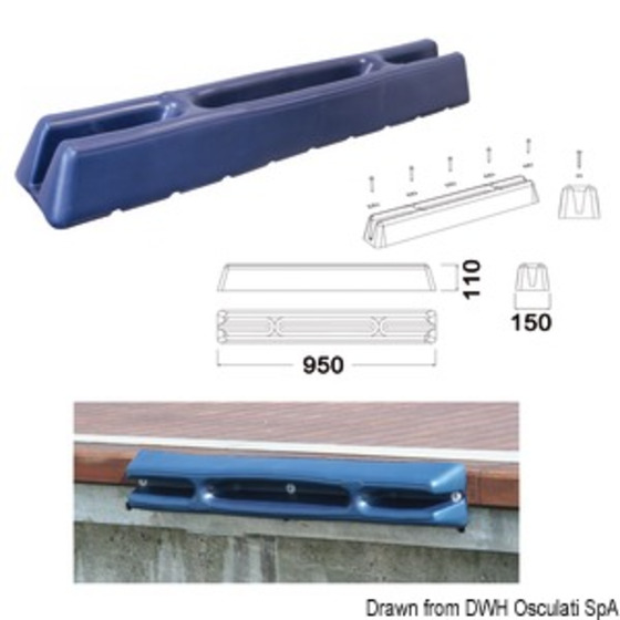 Osculati Marina And Pile Fenders Made Of Solid Injection Moulded Soft Eva