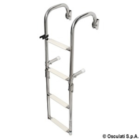 Osculati Foldable Ladder With Arch Mounting Arms