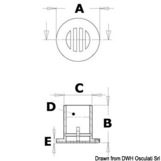 Osculati Cockpit Drain