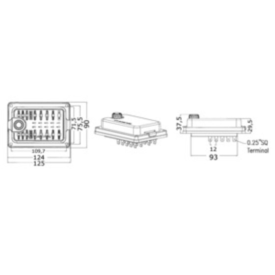 Osculati Blade Fuse Holderwaterproof