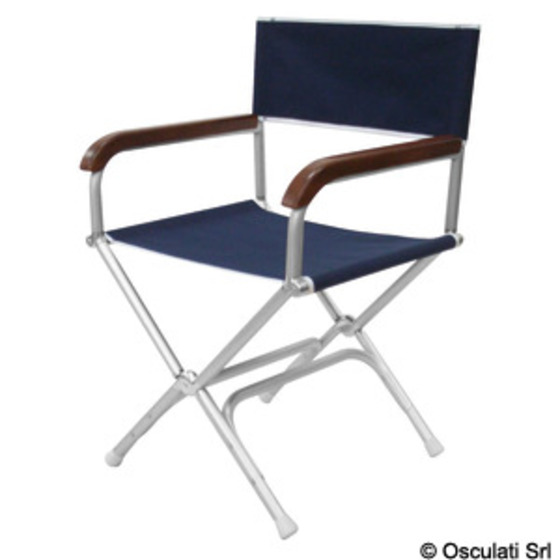 Osculati Anodized Aluminium Director&#39;s Folding Chair