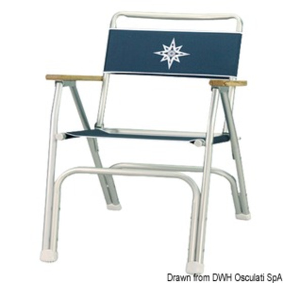 Osculati Anodized Aluminium Folding Chair