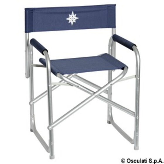 Osculati Anodized Aluminium Director&#39;s Folding Chair