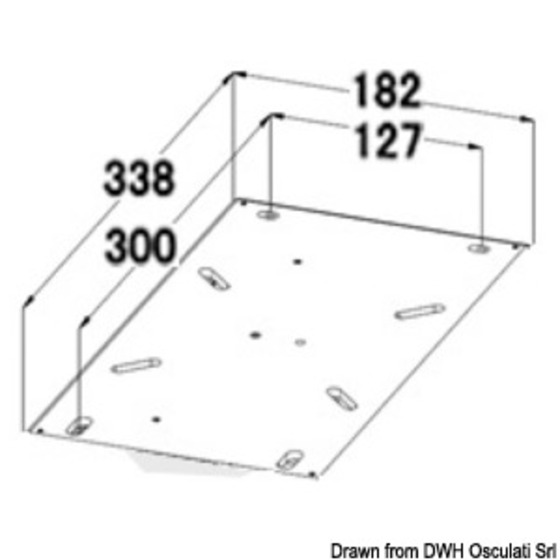 Osculati De Luxe Seat With Foldable Backrest