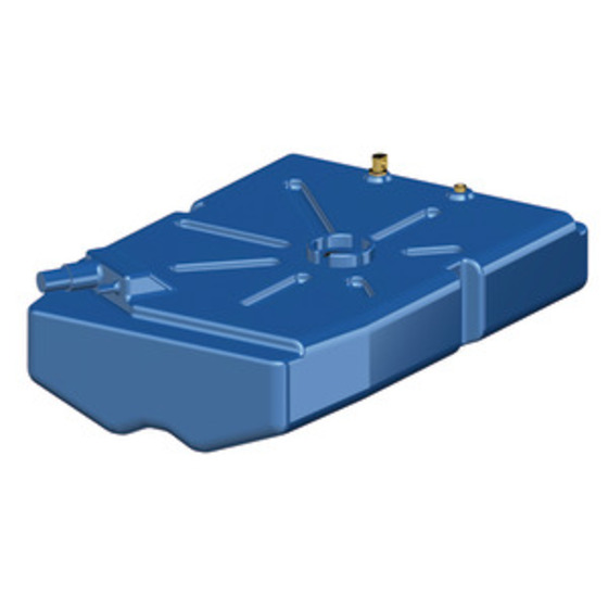 Osculati Benzintank aus vernetztem Polyethylen