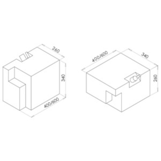 Réservoir Osculati avec autoclave rotatif à 90°