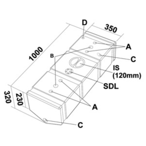 Osculati Rigid Polyethylene Waster Water Tanks