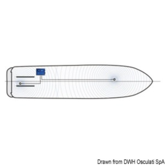 Système antifouling électronique à ultrasons Osculati 4bready R