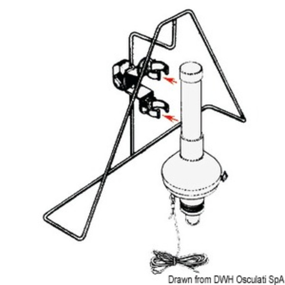 Osculati Brackets For Horseshoe Lifebuoys