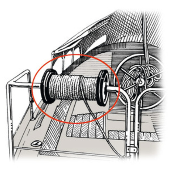 Osculati Drum Wrap Line aus verstärktem Kunststoffmaterial