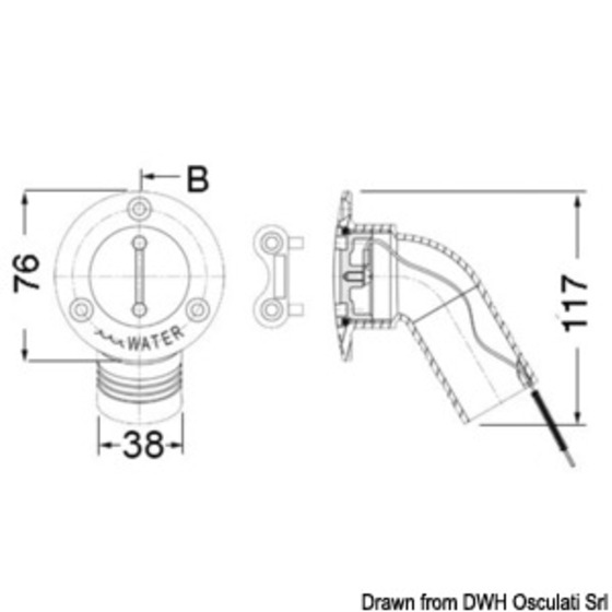 Osculati Flush Boarding Cap