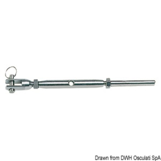 Osculati Turned Rigging Screws With Press-fitting Terminal For Stainless Steel Cables