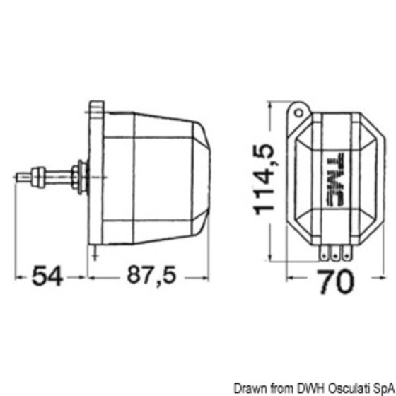 Osculati Hooded Watertight Windshield Wiper