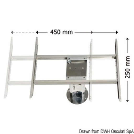 Osculati Bi-directional Shifter For Table Pedestals