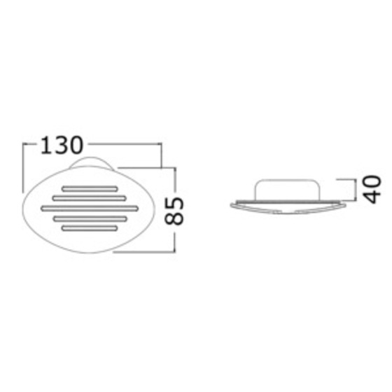 Osculati Flush Mount Foldaway Horn