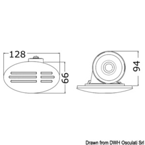 Osculati Hidden Built-in Horn