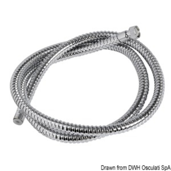 Osculati Polished Stainless Steel Shower Hose