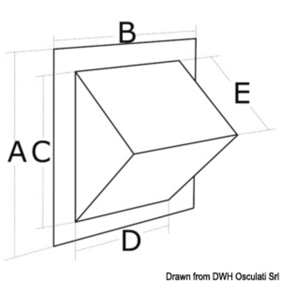 Osculati Built-in Compartment For Deck Filler