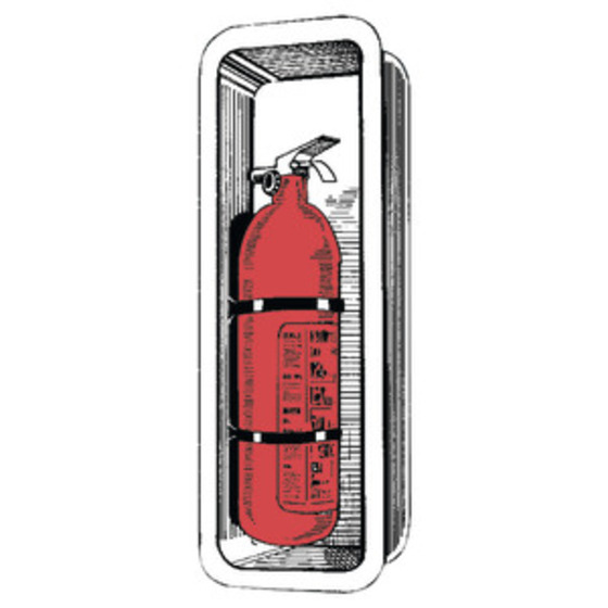 Osculati Recess Fit Extinguisher Compartment