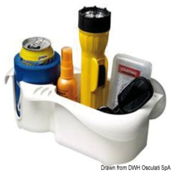 Osculati White Plastic Object Holder Compartment