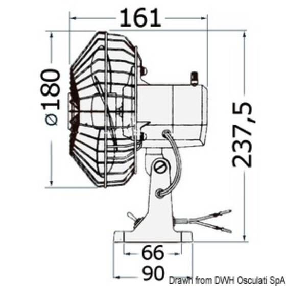 Ventilateur Tmc réglable Osculati