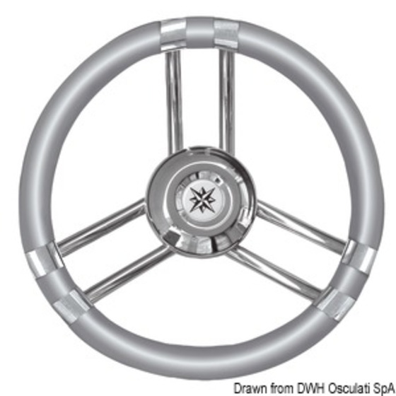 Osculati Steering Wheels With Stainless Steel Spokes